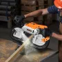 Portable Band Saw, 127 mm x 115 mm Cutting Depth, 360W Bandsaw with Brushless Motor, Cordless and Compact Portaband, Hang Hooks,