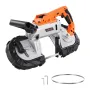 Portable Band Saw, 127 mm x 115 mm Cutting Depth, 360W Bandsaw with Brushless Motor, Cordless and Compact Portaband, Hang Hooks,