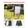 Battery Powered Backpack Sprayer, 12L Powerful Electric Backpack Sprayer, 2 Retractable Wands & 5 Nozzles, Adjustable 0-90 PSI, 