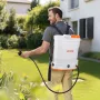 VEVOR Battery Powered Backpack Sprayer, 12L Powerful Electric Backpack Sprayer, 2 Retractable Wands & 5 Nozzles, Adjustable 0-90