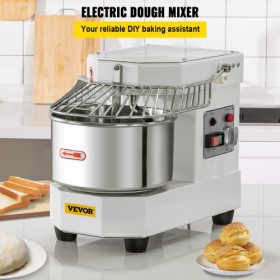 Kommerciel dej madblander spiral dej mixer m/ 8.5qt rustfrit stål skål