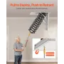 loftsstige, 660 LBS/299,4 kg kapacitet, passer til 9,5 til 10,2