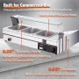 Kommerciel elektrisk mad varmere bordplade buffet 3*12qt med