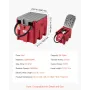 Portable Diesel & Gasoline Tank, 220L, 10 GPM Flow Rate, Diesel Fuel Tank with 12V Electric Transfer Pump, 13.1ft Hose, Auto Fue