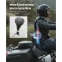 Motorcycle Backrest Sissy Bar, Compatible with Harley Touring Models 2009-2024 with One-piece Slotted Seat, Street Glide Road Gl
