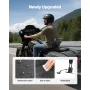Motorcykelryglæn Sissy Bar, kompatibel med Harley