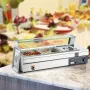 Commercial Electric Food Warmer Countertop Buffet 3*12Qt with Glass Shield