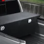 VEVOR Crossover Truck Tool Box, 69x12x14 In, Heavy Duty Aluminum Toolbox with Diamond Texture, Pick Up Truck Bed RV Trailer Tool