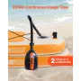 Paddle Board Pump, 20PSI High Pressure Electric SUP Air Pump, 70 L/Min Inflating Speed SUP Inflator with Auto-Off and 12V DC Car
