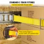E-Track Ratchet Strap, 18 Pack 2" x 15" E Track Straps 4400 lbs