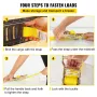E-Track Ratchet Strap, 18 Pack 2" x 15" E Track Straps 4400 lbs