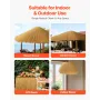 VEVOR Artificial Thatch Grass Roof, 0.5 x 6 m Tiki Bar Hut Thatch Roofing Roll, Waterproof & Fire-Resistant, Palapa Tiki Roof Ma