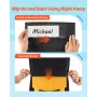 Chair Pockets for Classroom, 24 Pack, 14 x 15 Inches Chairback Buddy Pocket with Name Tag, Back of Chair Organizer for Kids in C