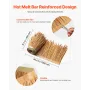 VEVOR Artificial Thatch Grass Roof, 0.4 x 1 m Mexican Style Tiki Bar Hut Skirt Thatch Roofing Roll, Waterproof & Fire-Resistant,