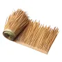 VEVOR Artificial Thatch Grass Roof, 0.4 x 1 m Mexican Style Tiki Bar Hut Skirt Thatch Roofing Roll, Waterproof & Fire-Resistant,