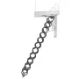 Attic Ladder, 660LBS/299.4KG Capacity, Fits 8.5 to 9.4 ft Ceiling Height and 39.4 x 27.5 inch Opening Size, Alloy Steel Pull-Dow