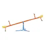 Kids Seesaw, 45.4 kg Load Capacity per Seat, Sit and Spin Teeter Totter with 3-prong Support Legs, Kids Outdoor Playground Equip