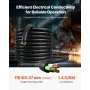 25 FT(7.62 m) 6AWG (16 mm²) Premium Electrical Power Cable Extension Cord Copper Wire