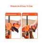 VEVOR Bar Clamps for Woodworking, 2-Pack 30.48 cm One-Handed Clamp/Spreader, Quick-Grip F-Clamp with 154 kg Load Limit, Premium 