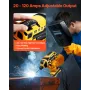 VEVOR Portable Handheld Welding Machine, 20 - 120A Portable ARC Welder with 5-Level Current Adjustment & IGBT Inverter, Handheld