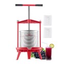 Fruit Wine Press Manual Press for Wine Making 3.69 Gal/14L Stainless Steel