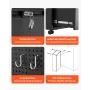 2 Drawers Metal File Cabinet, Lateral Filing Cabinet with Lock and Adjustable Hanging Rods, Wide Filing Storage Cabinets for Hom