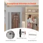 VEVOR Fitting Room, Dressing Room with Thick Polyester Curtains, Privacy Space with Shading Curtain and a Hook, for Boutique, Ma