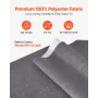 Panel Track Blinds, Extendable Track from 116 cm to 218 cm W, Trimmable Panel Curtains Up to 243cm H, Vertical Blackout Panel Bl