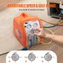 Portable 3/4 HP Refrigerant Recovery Machine - AC Recovery Machine with High Pressure Protection 220-240V 60Hz Recovery Machine 