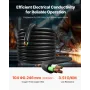 50 FT(15.24 m) 10AWG (6 mm²) Premium Electrical Power Cable Copper Extension Cord Wire