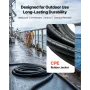 50 FT (15,24 m) 10AWG (6 mm²) Premium elektrisk strømkabel