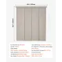 Panel Rullegardiner, Udtrækkelig skinne fra 116 cm til 218 cm