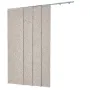 Panel Track Blinds, Extendable Track from 116 cm to 218 cm W, Trimmable Panel Curtains Up to 243cm H, Vertical Blackout Panel Bl