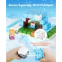 Magnetic Blocks, 150 PCS Glacier Castle Set, Magnetic Building Cubes for Kids, STEM Montessori Sensory Toys for Christmas Birthd