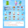 Magnetic Blocks, 150 PCS Glacier Castle Set, Magnetic Building Cubes for Kids, STEM Montessori Sensory Toys for Christmas Birthd