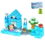 Magnetic Blocks, 150 PCS Glacier Castle Set, Magnetic Building Cubes for Kids, STEM Montessori Sensory Toys for Christmas Birthd