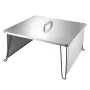 Fire Pit Heat Deflector, 645x645x370 mm Firkantet udendørs