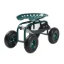 VEVOR Rolling Garden Cart with Swivel Seat, Heavy Duty Garden Seat with Storage Basket & Tool Tray, 300 lbs Weight Capacity, Out