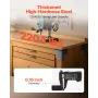 Workbench Corner Bracket Kit, 6.50 x 6.50 x 6.50 inch / 165 x 165 x 165 mm, 2204lbs/1000kg Load Capacity, Heavy Duty Sturdy Stee