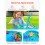 VEVOR Water Table for Toddlers, Kids Activity Sensory Table, Fish 'n Splash Water Playset with 9PCS Toy Accessories, Summer Wate