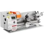Mini Metal Lathe Machine, 17.8 cm x 40.7 cm, 800W Precision Benchtop Power Metal Lathe, 150-2500 RPM Continuously Variable Speed