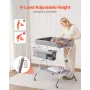 puslebord, sammenfoldelig bleskiftestation med sidekurv