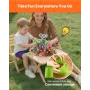 Magnetic Blocks, 150 PCS Dark Castle Set, Magnetic Building Cubes for Kids, STEM Montessori Sensory Toys for Christmas Birthday 