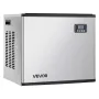 Commercial Ice Maker Machine - Head, 181.4 kg/Day Stainless Steel Ice Machine with Self-Cleaning, Scheduled Ice-Making, Adjustab