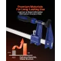 Bar Clamps for Woodworking, 2-Pack 91.4 cm Opening, Lockable F-Clamp with 272 kg Load Limit,63.5 mm Depth, Cast Iron and Carbon 