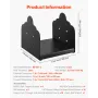 8x8 Post Base 2 Pcs, Inner Size 7.9x7.5 inch / 200x190 mm Post Brackets, Heavy Duty Carbon Steel Decking Posts, Wood Posts Brack