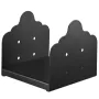 8x8 Post Base 2 Pcs, Inner Size 7.9x7.5 inch / 200x190 mm Post Brackets, Heavy Duty Carbon Steel Decking Posts, Wood Posts Brack