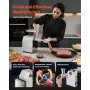 VEVOR Commercial Electric Meat Grinder, 2.3 kg/min Capacity, 8 Industrial Meat Mincer with 2 Stainless Steel Blades, 2 Grinding 