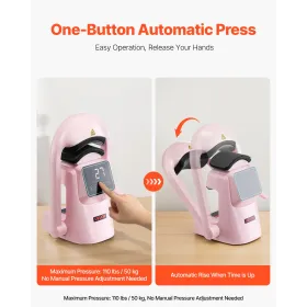 Auto Hat Heat Press Machine, with 2pcs Interchangeable Platens, Automatic Open and Release, Touchscreen for Precise Time and Tem