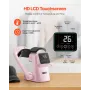 Auto Hat Heat Press Machine, with 2pcs Interchangeable Platens, Automatic Open and Release, Touchscreen for Precise Time and Tem